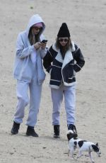 CARA DELEVINGNE and MINKE Out at a Beach in Los Angeles 02/11/2023
