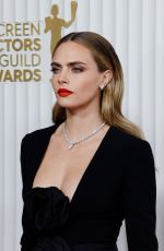 CARA DELEVINGNE at 29th Annual Screen Actors Guild Awards in Century City 02/26/2023