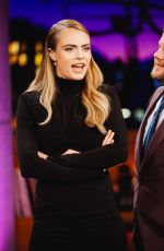 CARA DELEVINGNE at Late Late Show with James Corden 02/13/2023