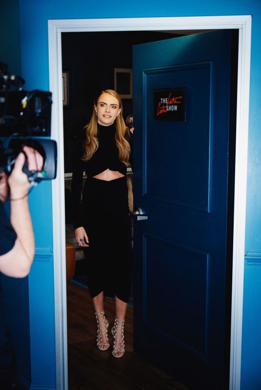 CARA DELEVINGNE at Late Late Show with James Corden 02/13/2023