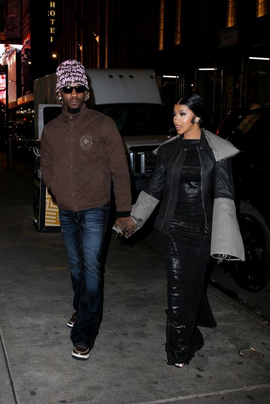 CARDI B and Offset Out for Valentine