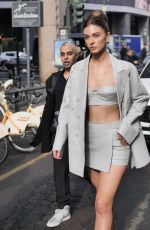 CARMELLA ROSE Arrives at Ermanno Scervino Fashion Show in Milan 02/25/2023