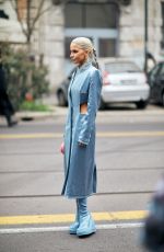 CAROLINE DAUR at Fendi Fashion Show at Milan Fashion Week 02/22/2023