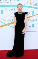 CATE BLANCHETT at EE Bafta Film Awards 2023 in London 02/19/2023