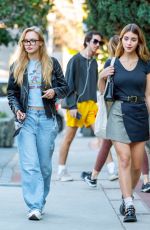 CAYLEE COWAN Out with a Friend in Los Angeles 02/04/2023