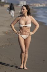 CHANELLE HAYES in Bikini at a Beach in Los Cristianos 02/23/2023