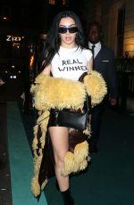 CHARLI XCX Arrives at Warner Records Brit Awards Afterparty at Nomad Hotel in London 02/11/2023