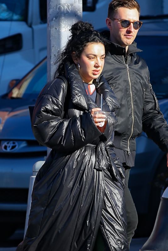 CHARLI XCX Out for Iced Coffee Drink in New York 02/08/2023