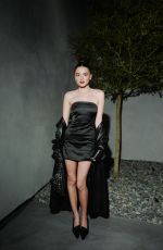 CHARLOTTE LAWRENCE Leaves Khaite Fashion Show in New York 02/12/2023