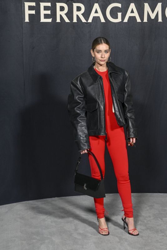 CHIARA CAPITANI at Ferragamo Show at Milan Fashion Week 02/25/2023