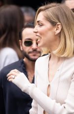 CHIARA FERRAGNI Leaves Fendi Fashion Show at MFW in Milan 02/22/2023