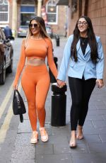 CHLOE and AMY FERRY Out Shopping in Newcastle 02/09/2023