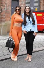 CHLOE and AMY FERRY Out Shopping in Newcastle 02/09/2023