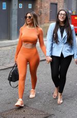 CHLOE and AMY FERRY Out Shopping in Newcastle 02/09/2023