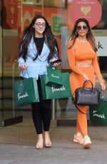 CHLOE and AMY FERRY Out Shopping in Newcastle 02/09/2023