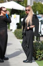CHLOE SIMS Out for Lunch with a Friend at The Ivy in West Hollywood 02/18/2023