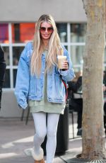 CHLOE SIMS Out with Her Brother and His Girlfriend in West Hollywood 02/18/2023