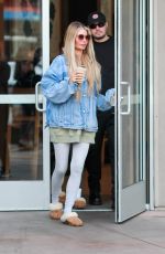 CHLOE SIMS Out with Her Brother and His Girlfriend in West Hollywood 02/18/2023