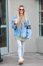 CHLOE SIMS Out with Her Brother and His Girlfriend in West Hollywood 02/18/2023