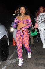 CHRISEAN ROCK Arrives at Yung Miami’s Birthday Party in West Hollywood 02/04/2023