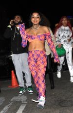 CHRISEAN ROCK Arrives at Yung Miami’s Birthday Party in West Hollywood 02/04/2023