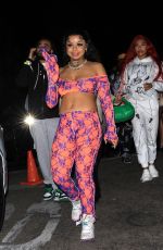 CHRISEAN ROCK Arrives at Yung Miami’s Birthday Party in West Hollywood 02/04/2023