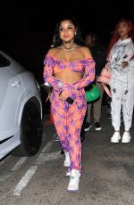 CHRISEAN ROCK Arrives at Yung Miami’s Birthday Party in West Hollywood 02/04/2023