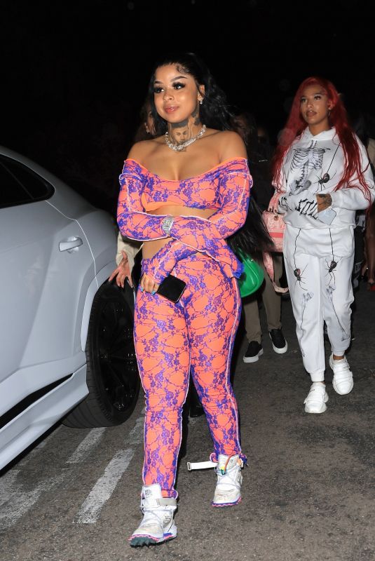 CHRISEAN ROCK Arrives at Yung Miami’s Birthday Party in West Hollywood 02/04/2023
