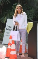 CHRISHELL STAUSE Shopping at IRO on Melrose Place in West Hollywood 02/23/2023