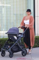 CHRISSY TEIGEN and John Legend Out with Their Baby in West Hollywood 02/12/2023