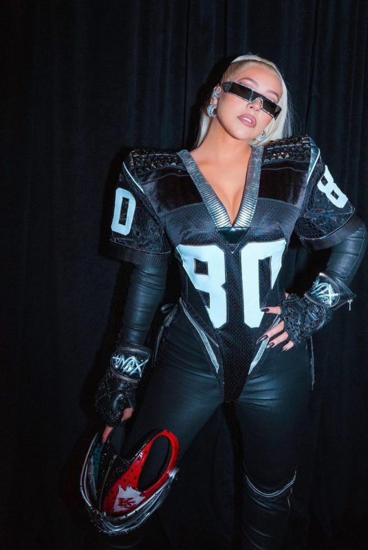 CHRISTINA AGUILERA at NFL Commissioner’s Superbowl Pre-party 02/11/2023