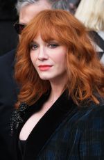 CHRISTINA HENDRICKS at Memorial Service to Honour and Celebrate the Life of Vivienne Westwood in London 02/16/2023