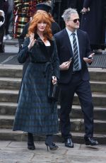 CHRISTINA HENDRICKS at Memorial Service to Honour and Celebrate the Life of Vivienne Westwood in London 02/16/2023