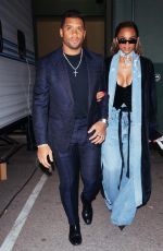 CIARA Leaves Her Pre-Grammy Performance with Russel Wilson at Hollywood Palladium in Los Angeles 02/03/2023