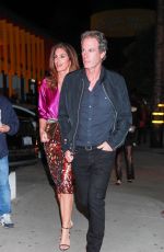 CINDY CRAWFORD and Rande Gerber Arrives at Catch Steak in West Hollywood 02/04/2023