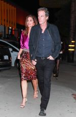 CINDY CRAWFORD and Rande Gerber Arrives at Catch Steak in West Hollywood 02/04/2023
