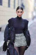 CINDY MELLO Out in Milan 02/25/2023