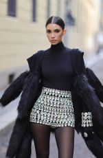CINDY MELLO Out in Milan 02/25/2023