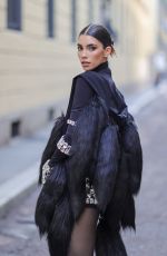 CINDY MELLO Out in Milan 02/25/2023