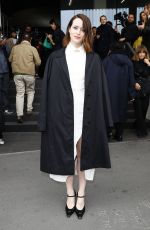 CLAIRE FOY Arrives at Prada Fashion Show at MFW in Milan 02/23/2023