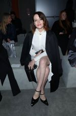 CLAIRE FOY at Prada Fashion Show in Milan 02/23/2023