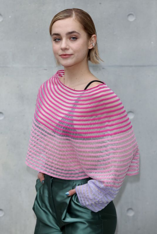 CLARA GALE at Emporio Armani Fashion Show at MFW in Milan 02/23/2023