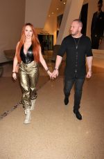 CLAUDIA FIJAL on a Date Night at Carbone in Las Vegas 02/23/2023