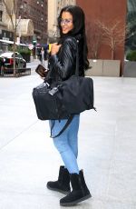 CLAUDIA JORDAN Out and About in New York 02/16/2023