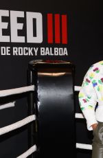 CLEMENCE BOTINO at Creed III Photocall in Paris 02/13/2023