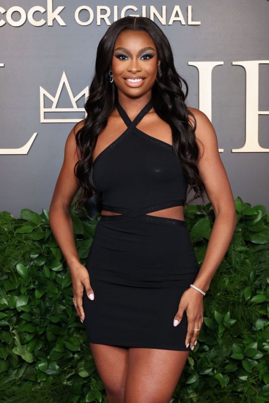 COCO JONES at Bel-air Season 2 Premiere in Hollywood 02/22/2023
