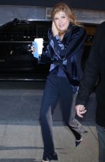 CONNIE BRITTON Arrives at CBS Mornings in New York 02/03/2023