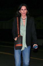COURTENEY COX Out for Dinner at Giorgio Baldi in Santa Monica 02/02/2023