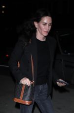 COURTENEY COX Out for Dinner at Giorgio Baldi in Santa Monica 02/08/2023