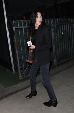 COURTENEY COX Out for Dinner at Giorgio Baldi in Santa Monica 02/08/2023